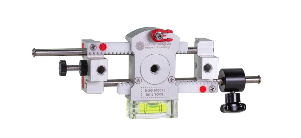 Rail tool for outer edges and central axis "HUG"