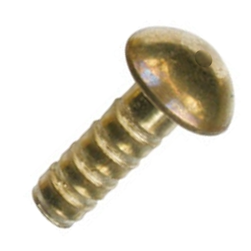 Brass bolt with center hole 35mm