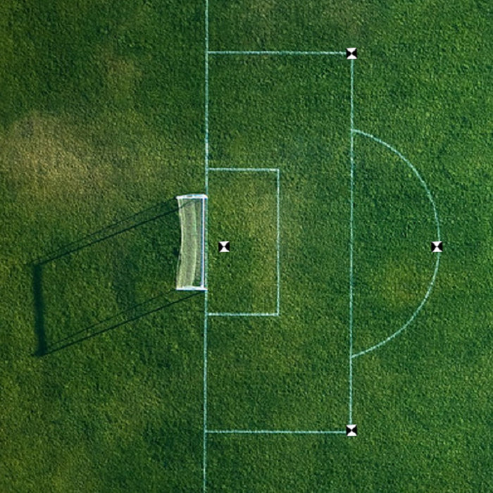 GCP-markør 30x30cm Trekantede felt