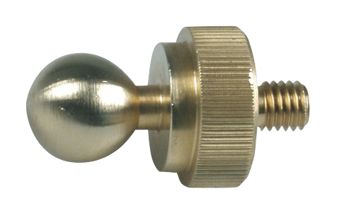 Wall bolt head in brass