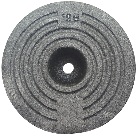 Limbart veggfeste med M8-gjenge