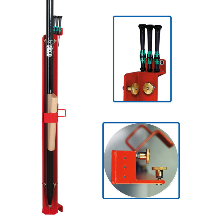 Prism rod adjustment station