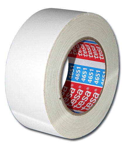 Lerretstape 25 meter Hvit tape