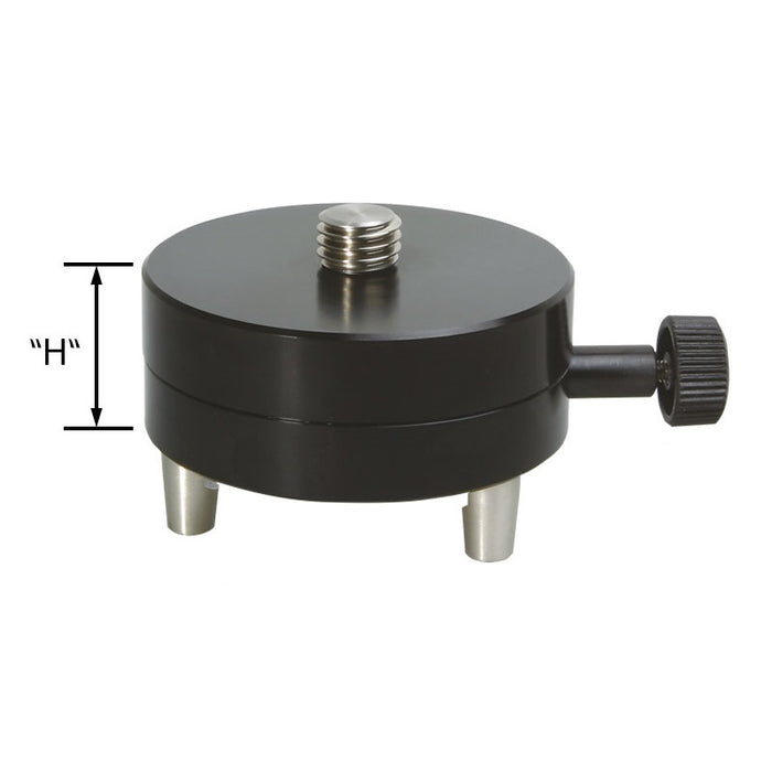 Tripod adapter with lockable screw