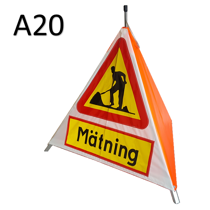 Warning tent - Roadside work - A20