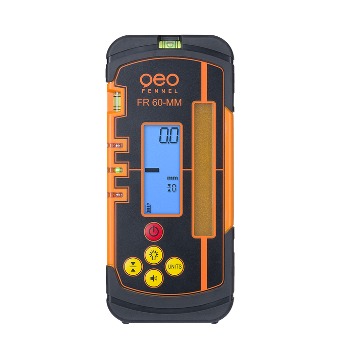 FR 60-MM Receiver for rotating laser RED and GREEN 