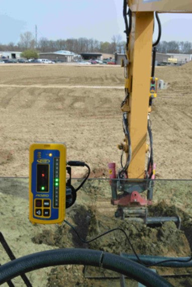 Spectra Precision LR50W – Maskinmottaker med trådløs førerhytte-display RD20