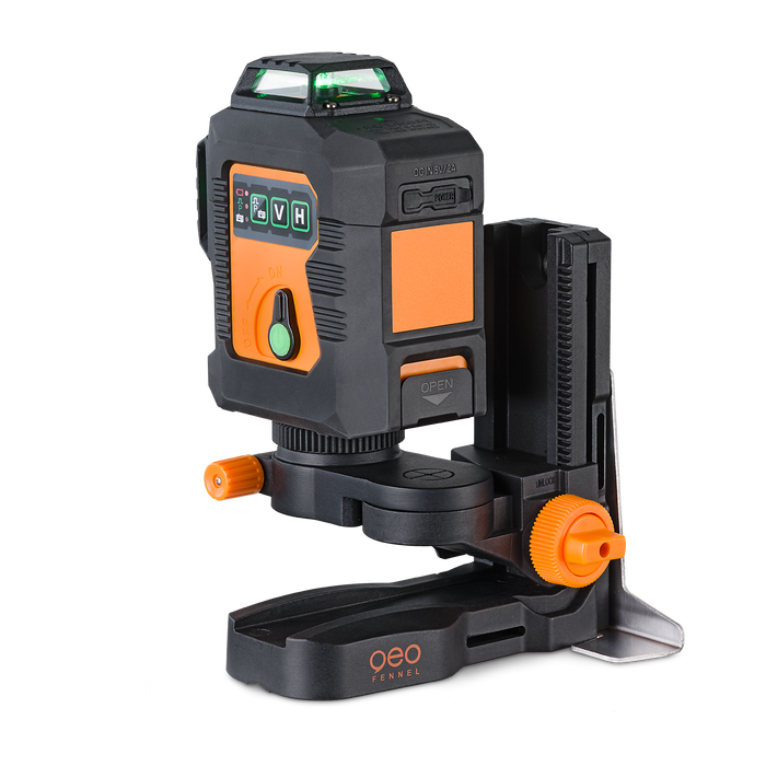 Multifunksjonelt feste til punkt- og linjelasere