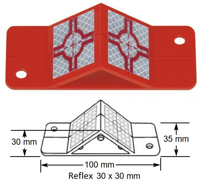 Smart Target RSAK130 Angle with 2 reflectors