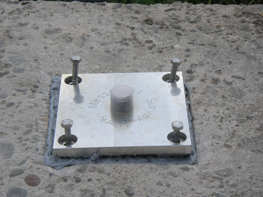 Fixpunkt til Stativ, Prisme og Totalstasjon