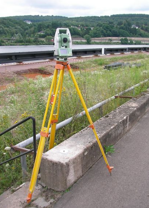 Fixpunkt til Stativ, Prisme og Totalstasjon