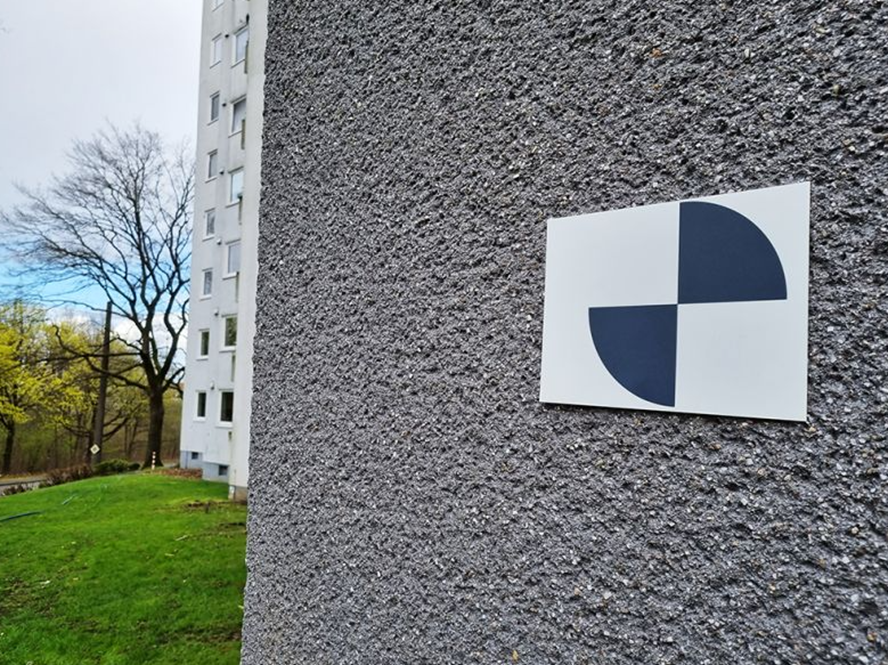 Laserscannermål Självhäftande