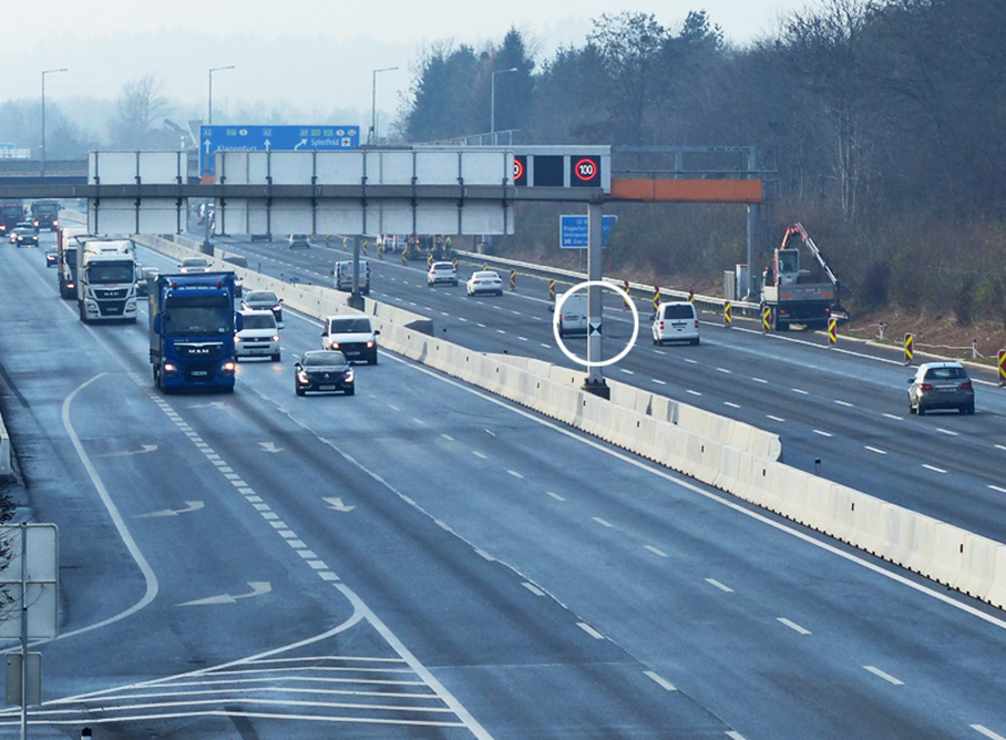 Laser scanner and Drone sign 400x400mm