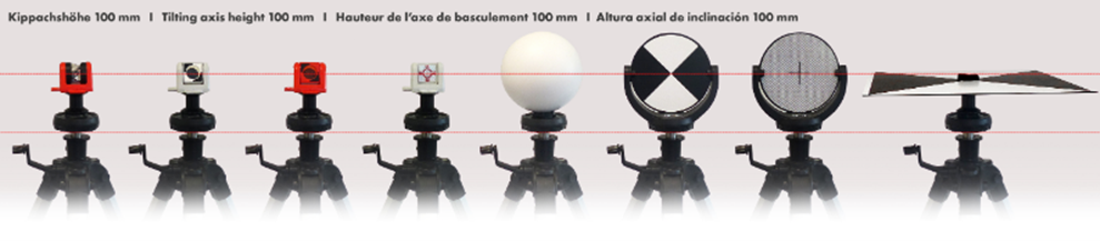 Laser scanner target choose suction cup or magnet 