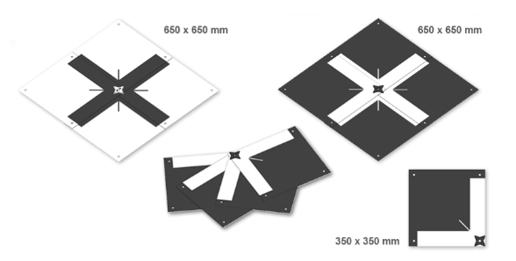 Utbrettbar GCP-markør