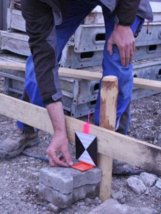 Laser Target sammenleggbar til linjelaser