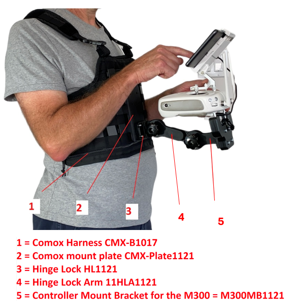 Ruxton Drone Controller Mounting Kit