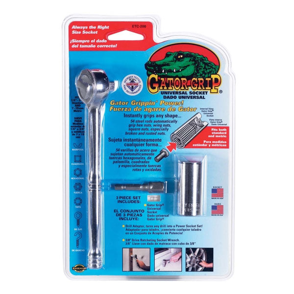 Gator - Grip Universal pipenøkkelsett